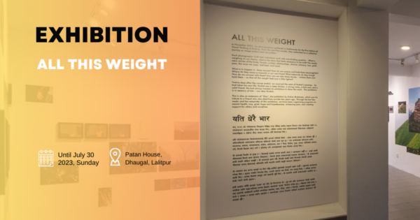 All This Weight Photocircle Event Banner