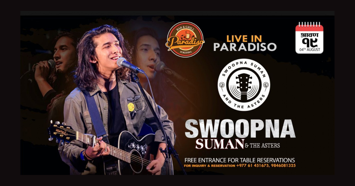 Swoopna Suman and The Asters Paradiso Event