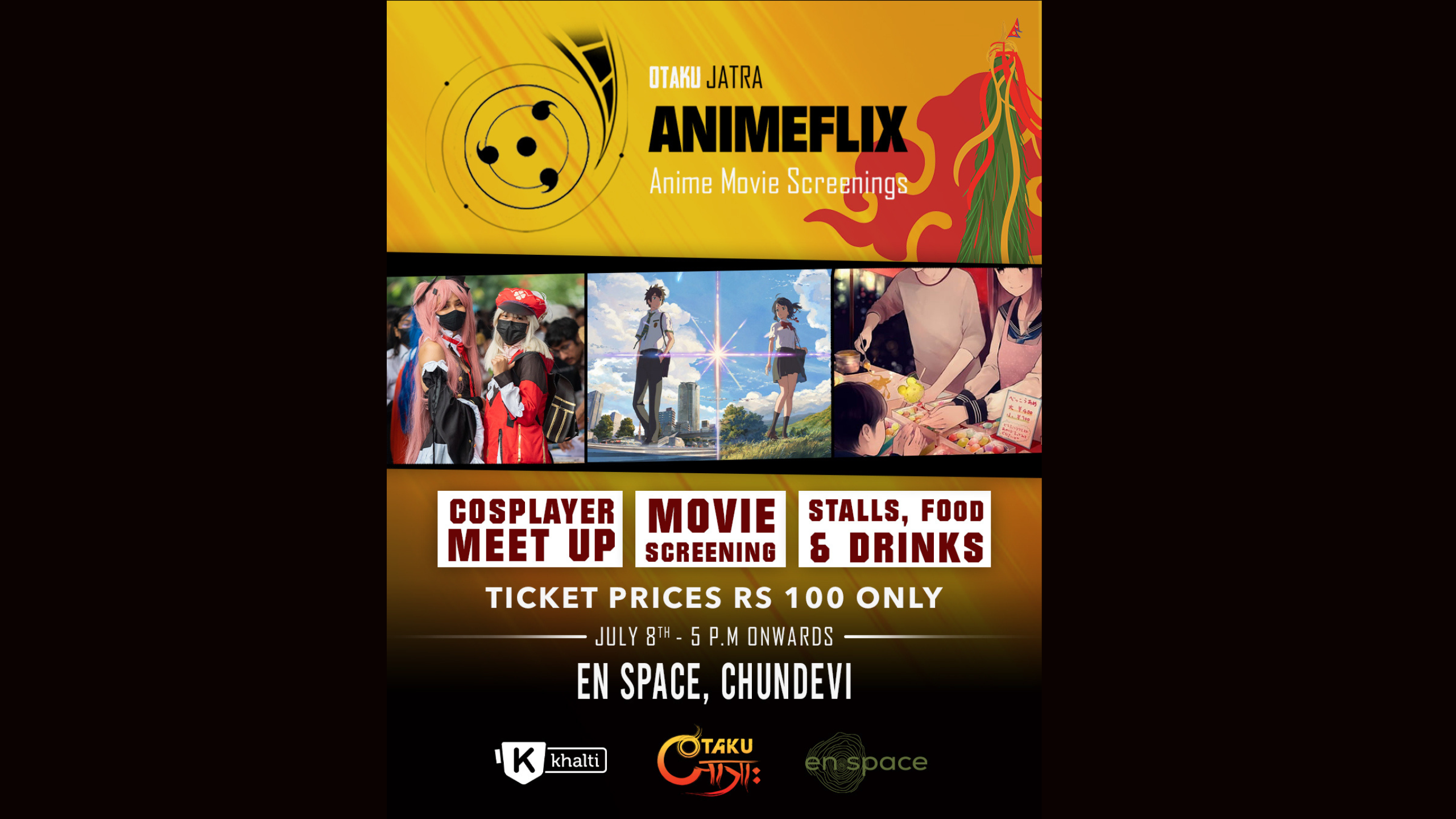 AnimeFlix Anime Movie Screenings on 8th July - Arkoevent