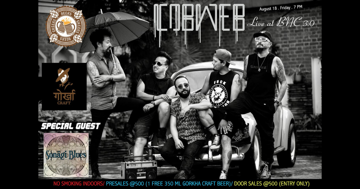 Poster of Cobweb live at BNC