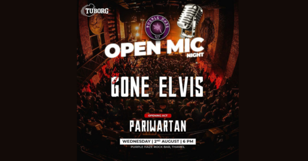 POster of Open mic Night event at Purple haze