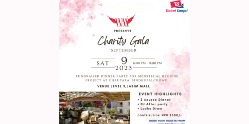 Join us at the Charity Gala on September 9th, 2023, at Level 3, Labim Mall for a delightful 3-course dinner, DJ After Party, and Lucky Draw