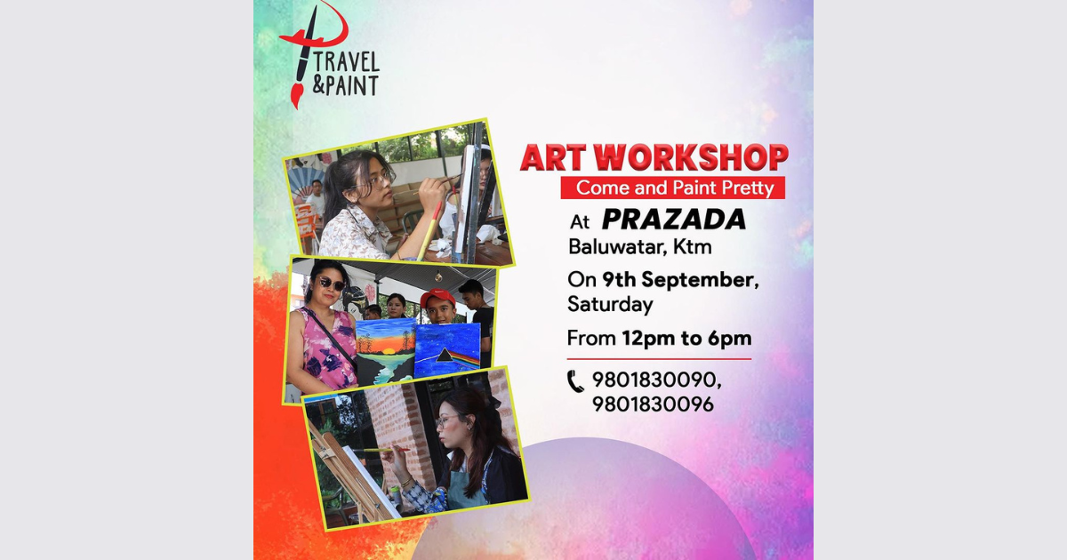 Come & Paint Event on 9th September