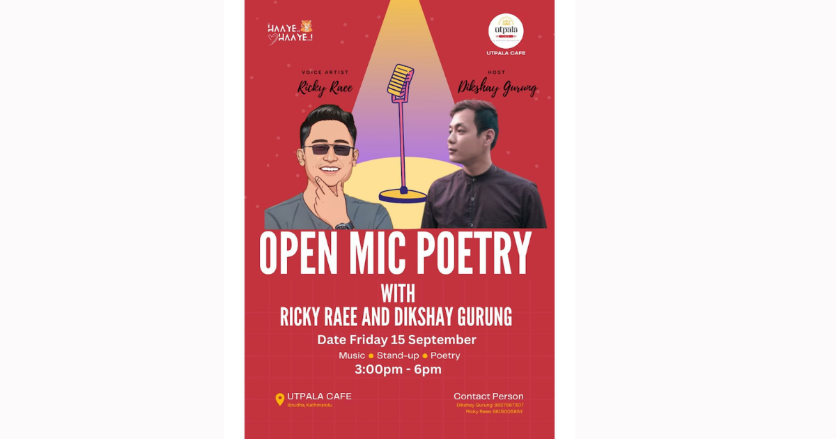 Open Mic Poetry with Dikshay Gurung