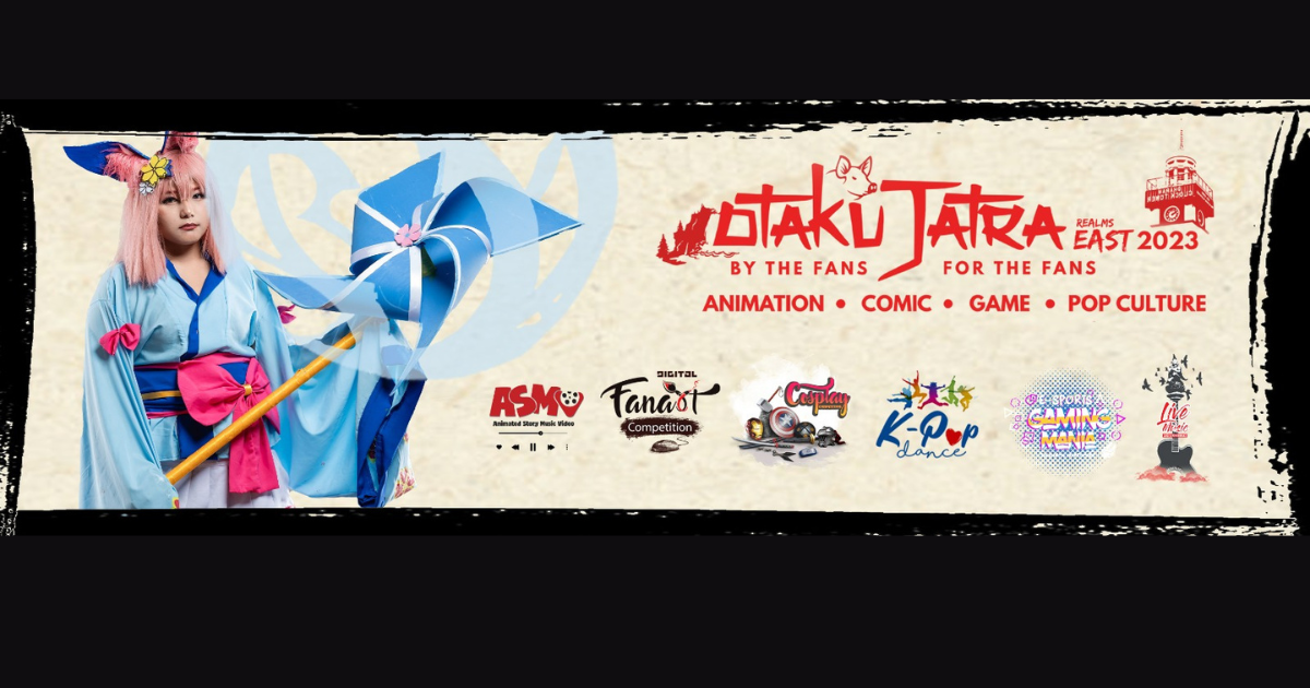 Join us on October 14th, 2023, in Dharan for Otaku Jatra 2023: Realm East. It's an unforgettable experiences that no pop culture should miss!