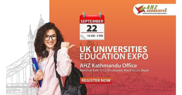 Discover your path to studying in the United Kingdom at the UK Universities Education Expo on September 22, 2023, in Kathmandu