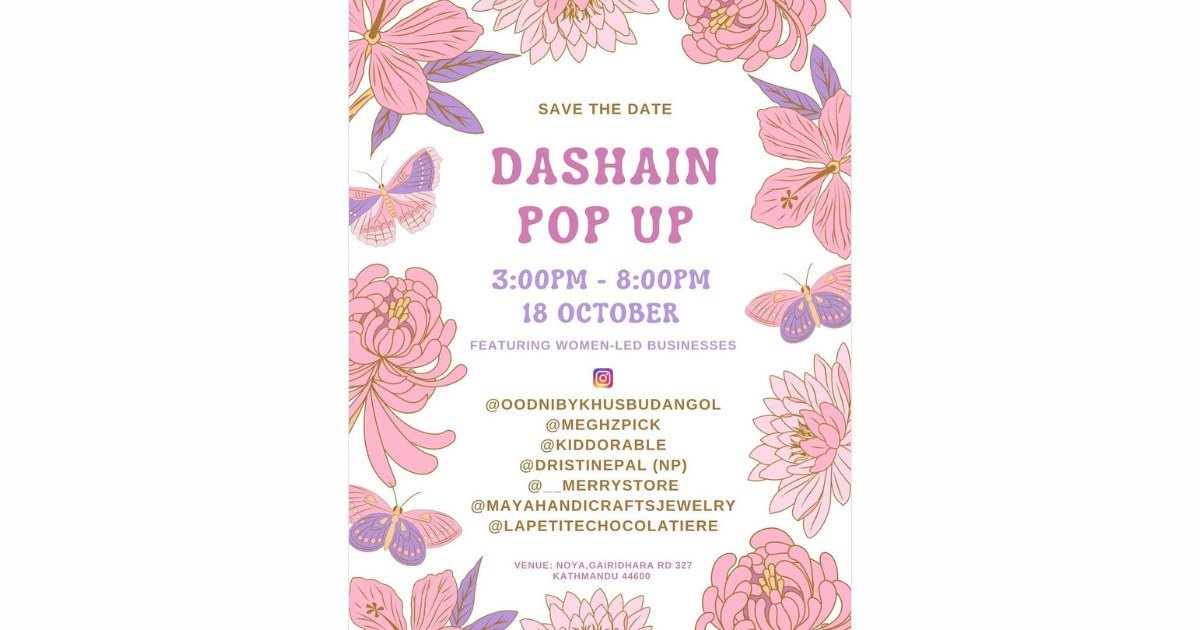 Dashain Pop Up – Celebration of Women-Led Businesses