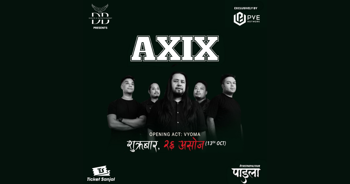 Get ready, Chitwan! The highly anticipated live performance by Axix Band and Vyoma is just around the corner