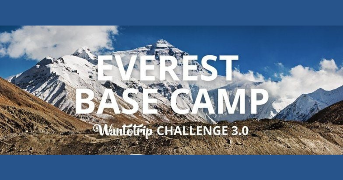 Wantotrip Challenge 3.0: Everest Base Camp