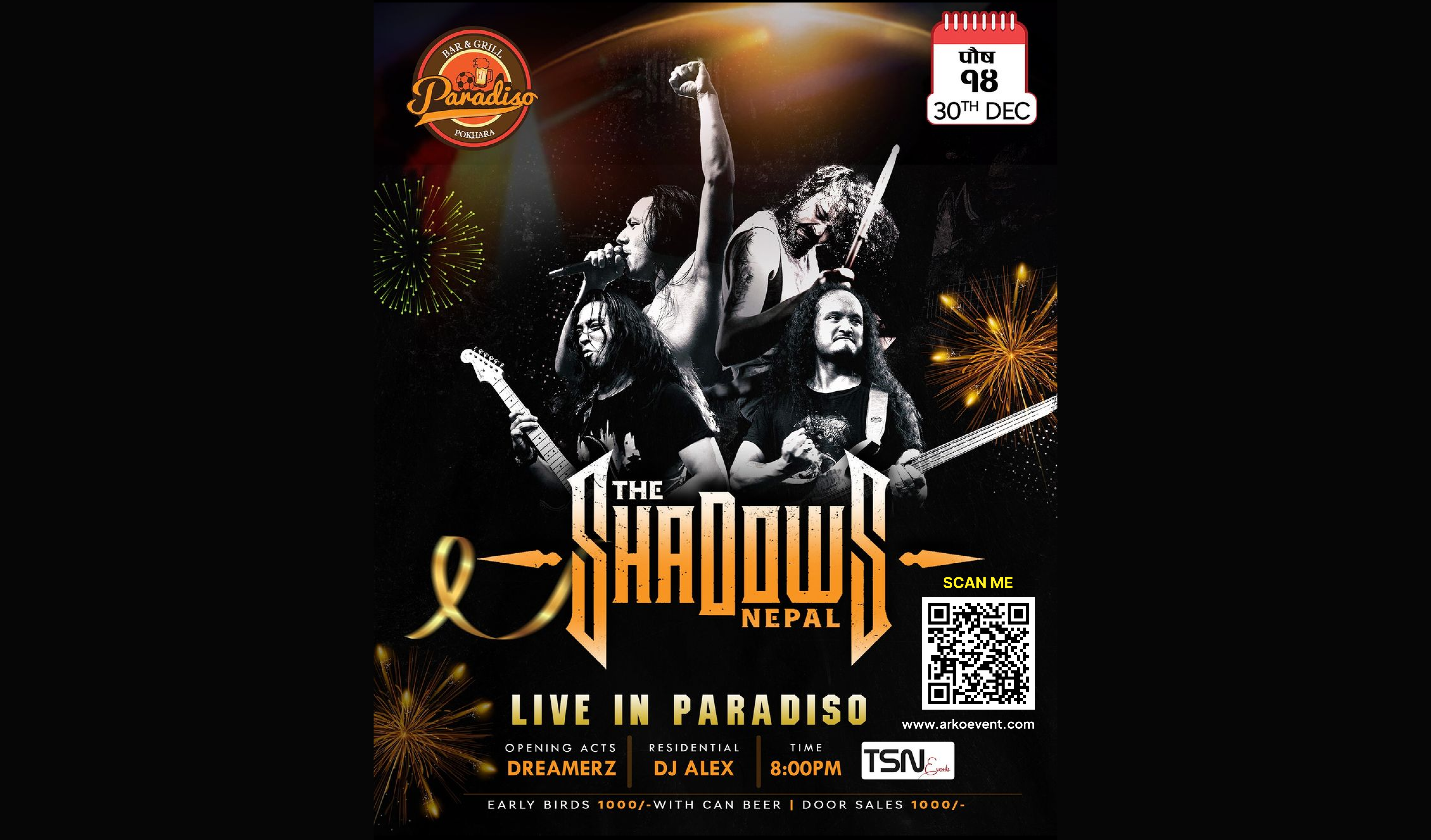 Shadows Band Live at Paradiso Pokhara