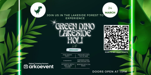 Green Dino Lakeside Holi