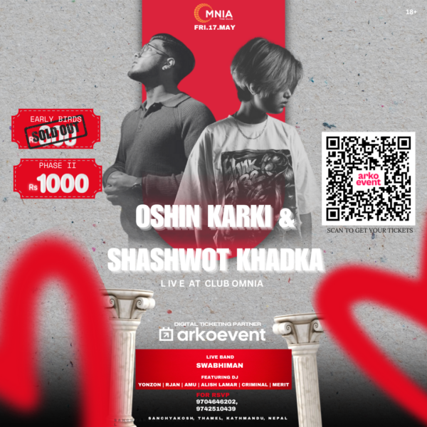 Oshin Karki & Sashwot Khadka Live at Club Omnia